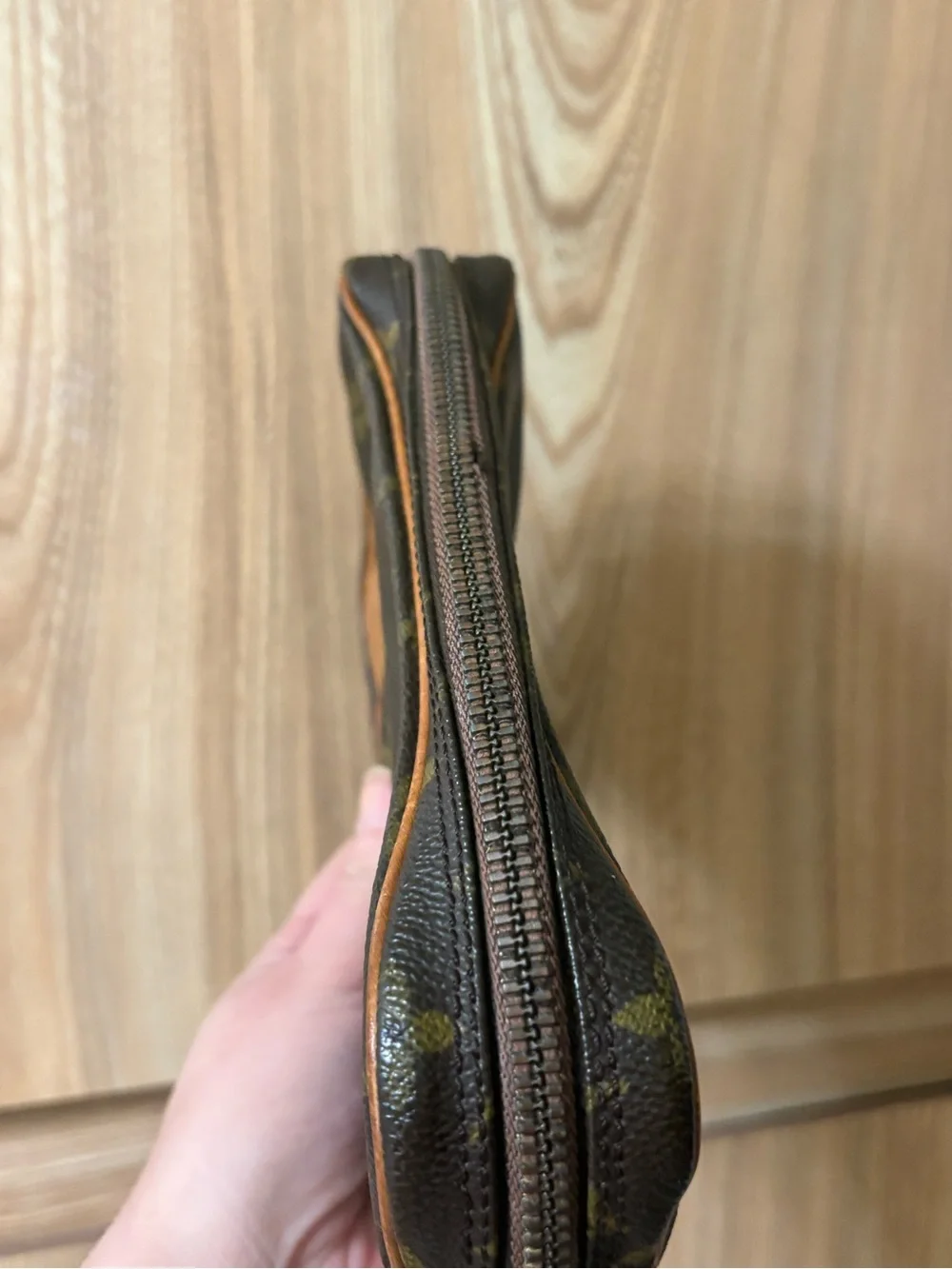 Authentic Louis Vuitton Monogram Marly Dragone PM Clutch Handbag